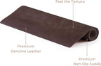 Node Leather Calfskin Leather Desk Pad – Executive Office Desk Mat - Image 3