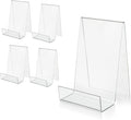 ZOEY Acrylic Book Stand with Ledge Clear Display Easels Plate by ZOEY