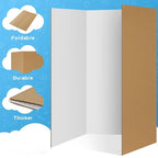 VinTS 36" x 48" 2 Pack Large Trifold Poster Board, School Projects, Photo - Image 2