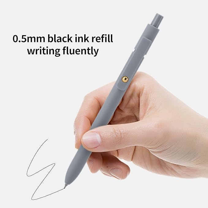 Ddaowanx Gel Pens, 0.5mm Quick Dry Black Ink Pens Fine Point Smooth Writing Pens - Image 4
