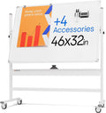 Rolling Dry Erase Board 46 x 32 by KAMELLEO