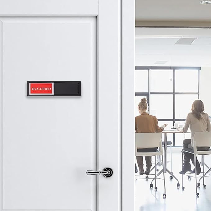 Vacant Occupied Door Sign, Sliding Room Status Indicator Privacy Door Sign - Image 5