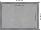 Amanti Art Grey Framed Magnetic Board 22x30 Medium Vision Board - Image 4