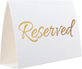 20 Pack Modern White Reserved Table Sign by TOROS