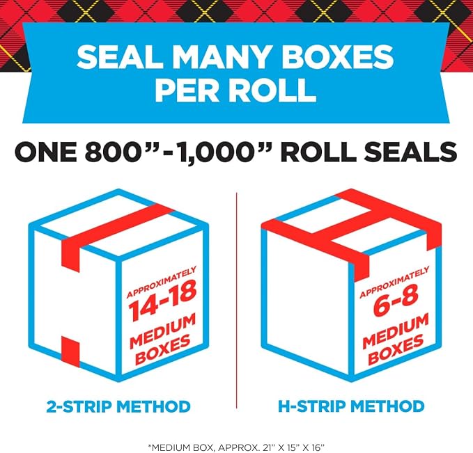 Scotch Heavy Duty Packaging Tape, 2 Inches x 800 Inches - Image 3