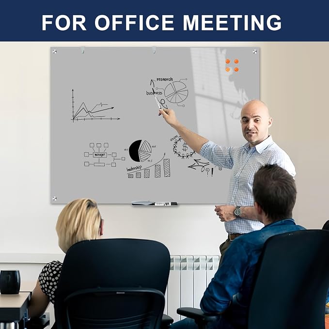TSJ OFFICE Glass Dry-Erase Board - Image 8