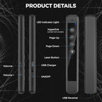AMERTEER Wireless Presenter Remote – Presentation Clicker - Image 5