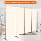 Room Divider 6FT Folding Privacy Screens, 4 Panel Partition Room Dividers - Image 4