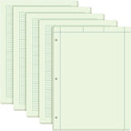 Seajan 5 Pcs Engineering Paper Notebook Engineering Computation Pad 8.5 x 11 by Seajan