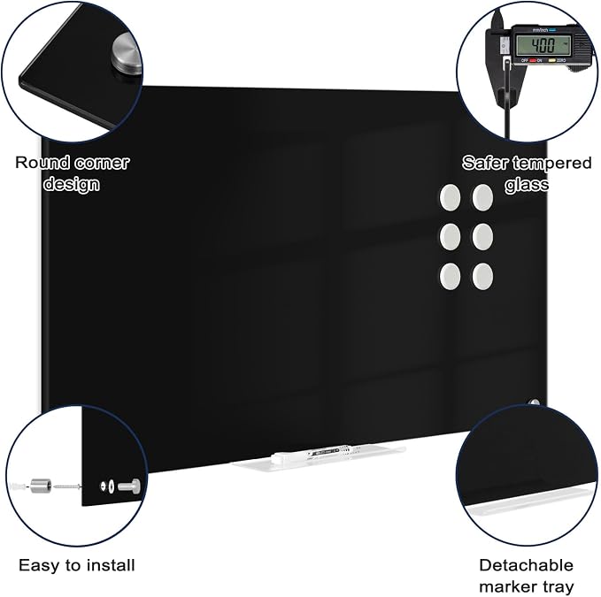 Black Dry Erase Board - Image 3