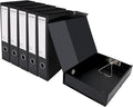 HUA JIE A4 Storage File Boxes Plastic Archives Cases by HUA+JIE