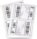 8.5" x 5.5" Half Sheet Self Adhesive Shipping Labels by RBHK