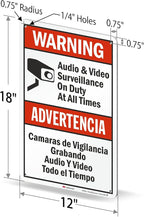 SmartSign 18 x 12 inch “Warning - Image 5
