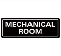 Mechanical Room Sign – Equipment Room Sign, Premium Durable Acrylic Material by Unknown