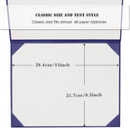 Diploma Cover 8.5” x11” Diploma Holder of Graduation Leatherette Padded - Image 6