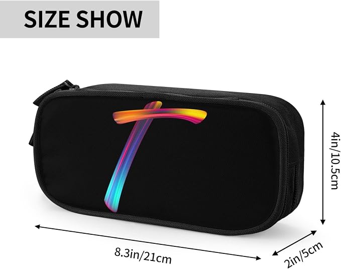 Pazacon Cute Initial Pencil Case - Image 2