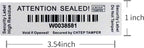 ChtepTamper 100 Pieces Total Transfer Tamper-Evident Stickers Security Labels - Image 5