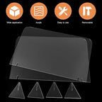 ELAYARD 5pcs Acrylic Desktop Whiteboards Clear Writing Message Boards Simple - Image 9