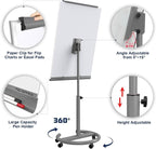 TSJ OFFICE Rolling Whiteboard Standing - Image 2