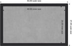 Amanti Art Black Framed Magnetic Board 27x43 Large Vision Board - Image 2