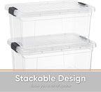 Superio Clear Storage Boxes - Image 4