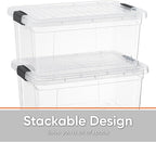 Superio Clear Storage Boxes - Image 4