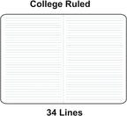 XYark Large Colorful Notebook Journals Bulk, College Ruled, Lined Paper - Image 4
