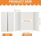 Ctosree 36 Pcs 48 * 36 Inch Tri Fold Poster Board Bulk, Science Fair Project - Image 2
