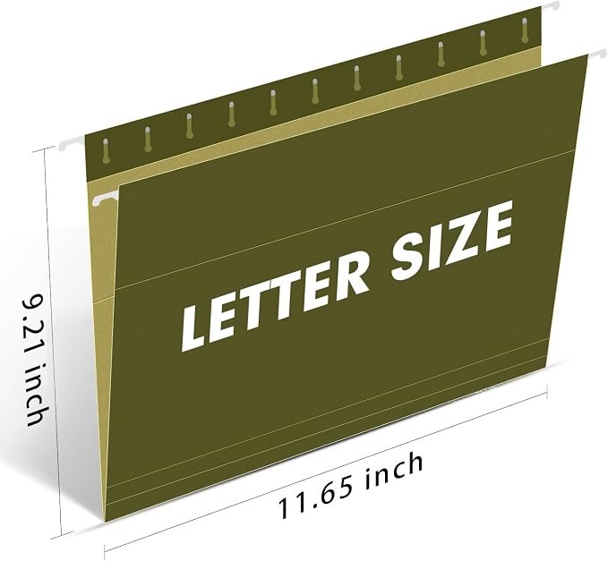 Hanging File Folders, RAZCC 30 Pack Reinforced Hanging Folders Letter Size - Image 2
