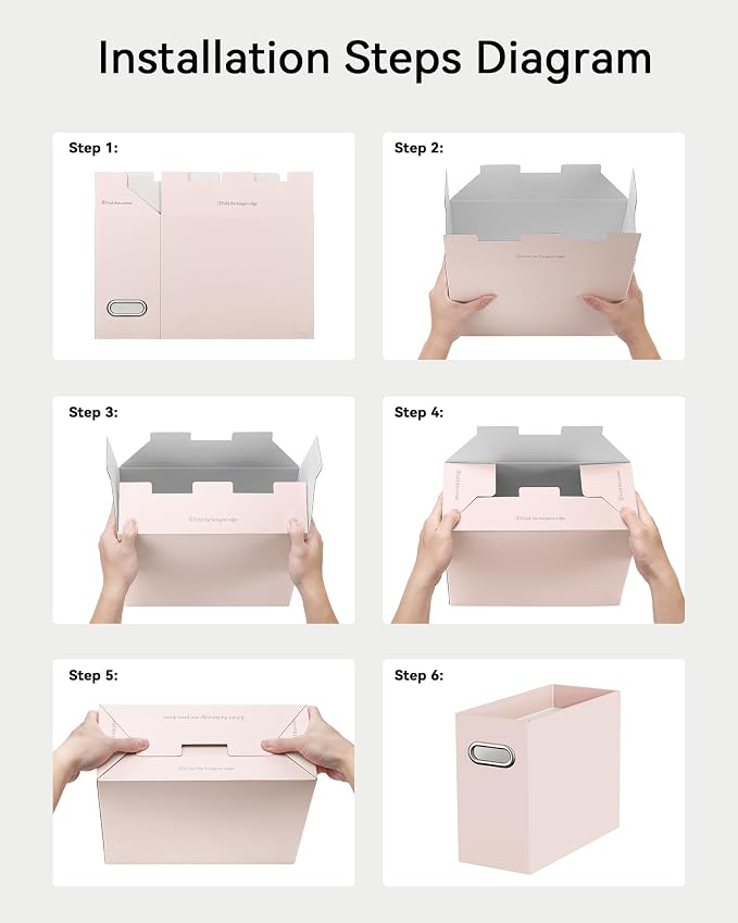 Oterri Cardboard File Organizer Box - Image 6