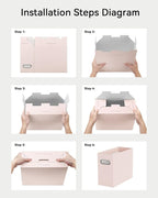 Oterri Cardboard File Organizer Box - Image 6