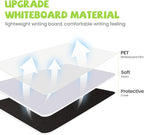 AGM Portable White Board Dry Erase, Double Sided Folding Whiteboards - Image 4