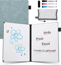 AGM Portable White Board Dry Erase Notebook, 8.4" x 6" Double Sided Folding by AGM