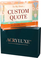 Personalized Gifts, Custom Quote Block Letter Board, Crystal-Clear Acrylic - Image 9