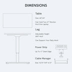 FLEXISPOT EN2 Whole-Piece Standing Desk - Image 6