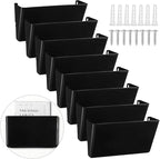 Colarr 8 Pcs Wall File Holder Organizer Plastic Wall Mount Mail Organizer by Colarr