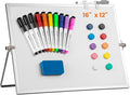 Dry Erase WhiteBoard, Aisuoker 16 x 12inch Magnetic Desktop Whiteboard by Aisuoker