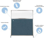 Versare Hush Screen Portable Room Divider | Workstation Wall Divider | - Image 4