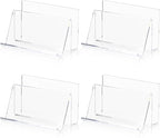 4 Pack 3x5 Index Card Display Holder Acrylic Cards Holder Stand Acrylic - Image 2