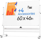 Rolling Dry Erase Board 60 x 46 by KAMELLEO