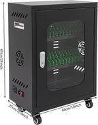 Rechargeable Mobile Phone Charging Cabinet, 30 Slots Cell Phones Charging - Image 6