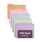 Smead Standard File Folders, 1/3-Cut Tabs, Letter Size by SMEAD