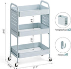 KINGRACK 3 Tier Rolling Cart - Image 2