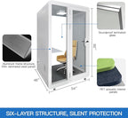 Soundproof Office Pod Booth, Quiet Meeting Pod - Image 4