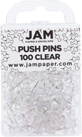 JAM PAPER Colorful Push Pins by JAMPaper