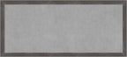 Amanti Art Grey Framed Magnetic Board 23x51 Oversize Vision Board by AmantiArt