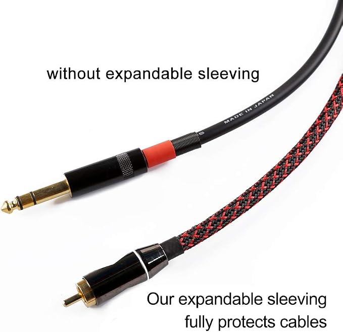 25ft - 3/4 inch PET Expandable Braided Sleeving – BlackRed – Alex Tech Braided - Image 2