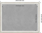 Amanti Art Silver Framed Magnetic Board 20x26 Medium Vision Board - Image 4