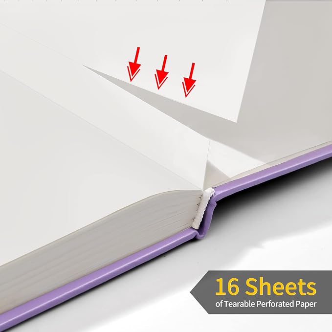 Annecy Blank Journal Notebook, Medium 5.5x 8.25, 160 Pages 100GSM Writing Paper - Image 4
