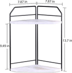 INIUNIK Corner Bathroom Counter Organizer - Image 2